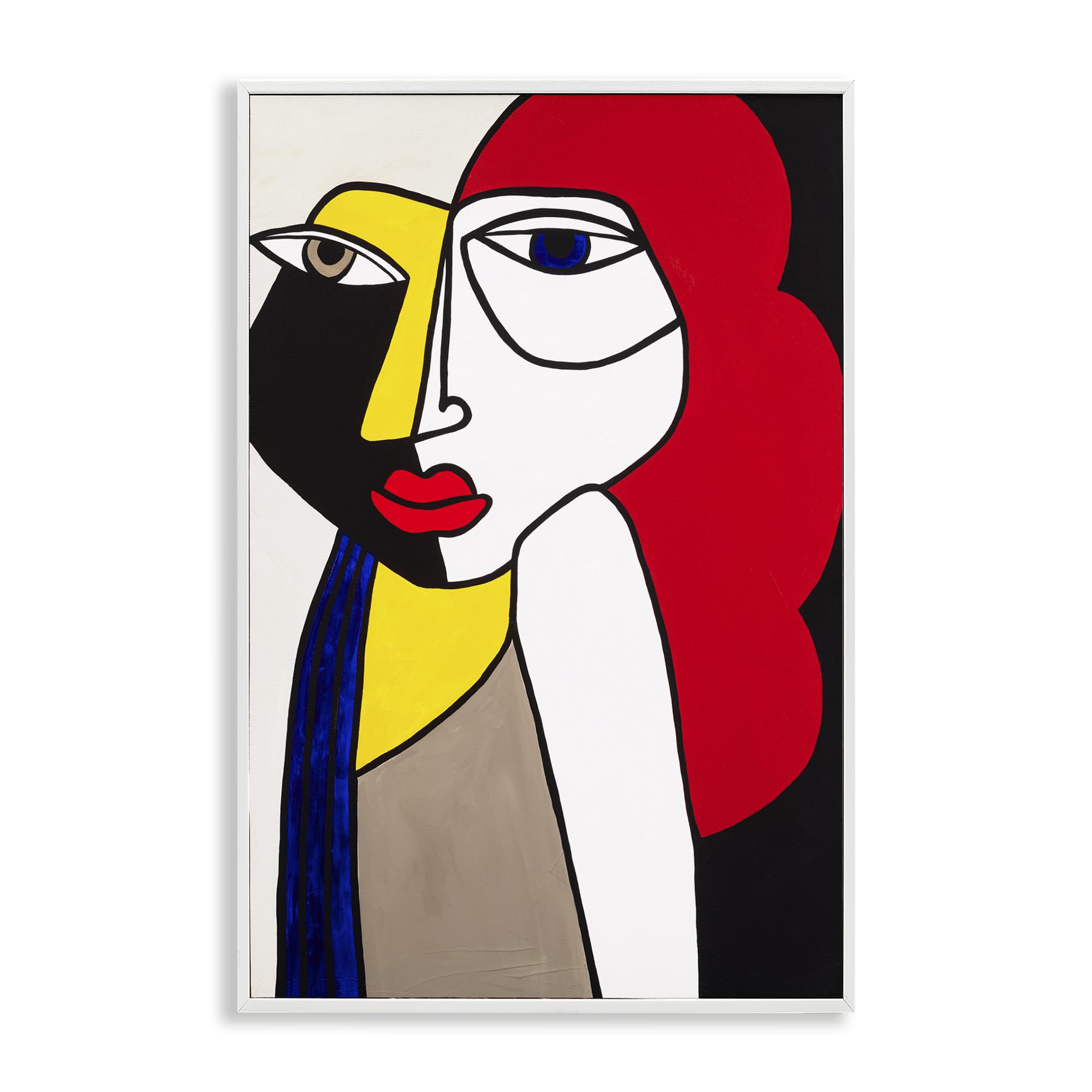 Amazon.com: Stupell Industries Her Abstract Cubism Face Framed Amazon.com: Stupell Industries Her Abstract Cubism Face Framed